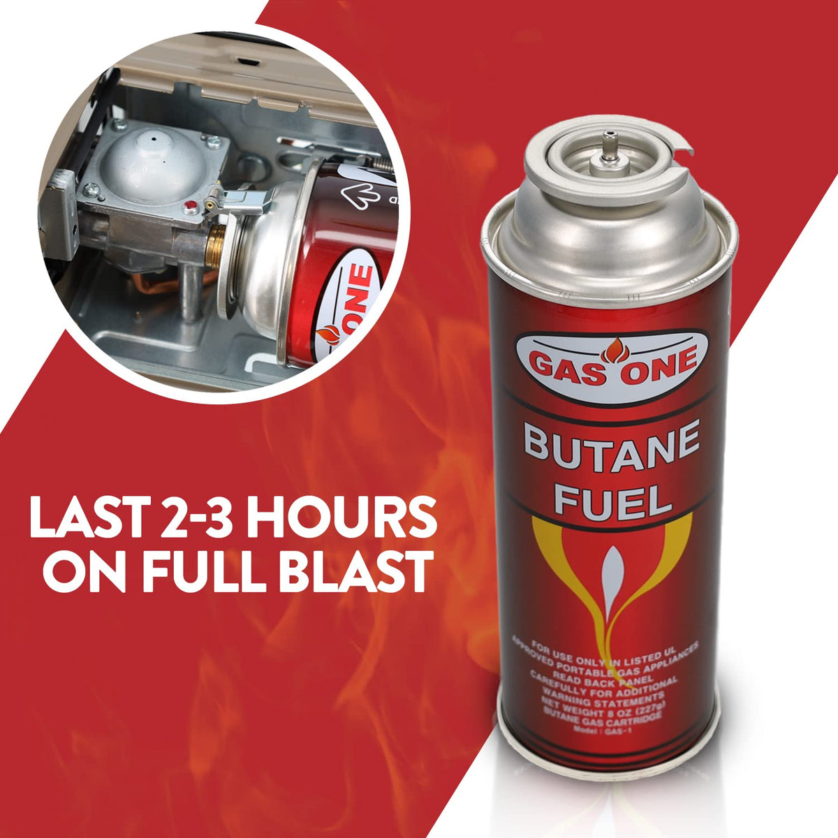 Butane Fuel Canister 12 Pack W50446