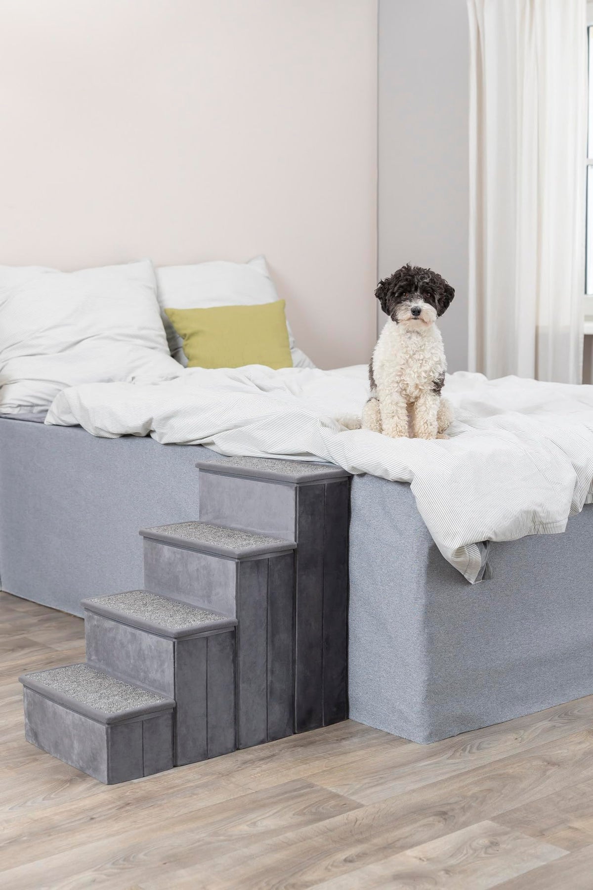 4-Step Velour Pet Stairs Y312962