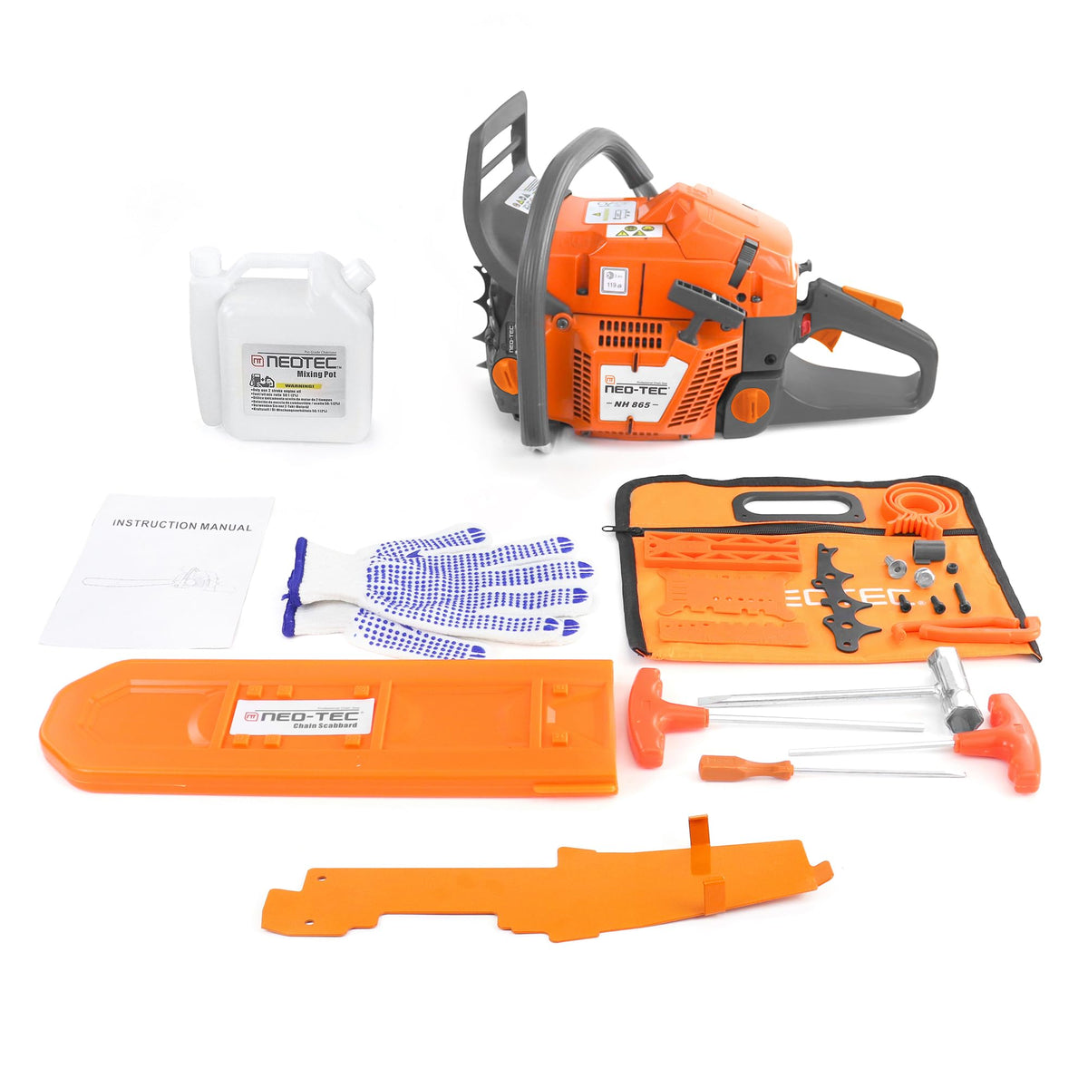 65cc Gas Chainsaw with 24 Inch Bar and Chain N816006