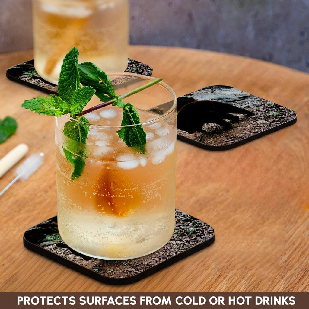 Set of 4 Soft Coasters S22335