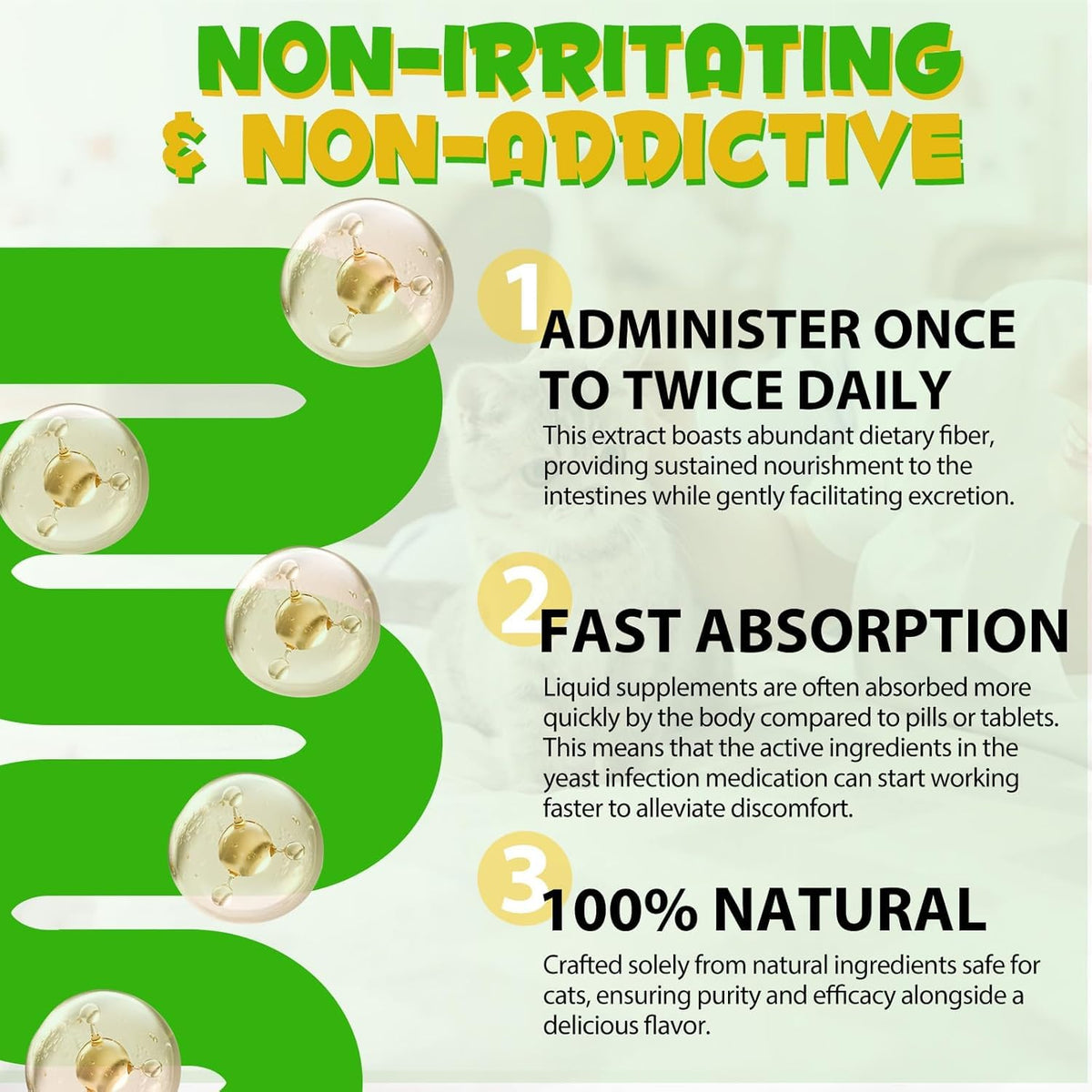 2 oz Probiotic Cat Laxative Stool Softener B6172