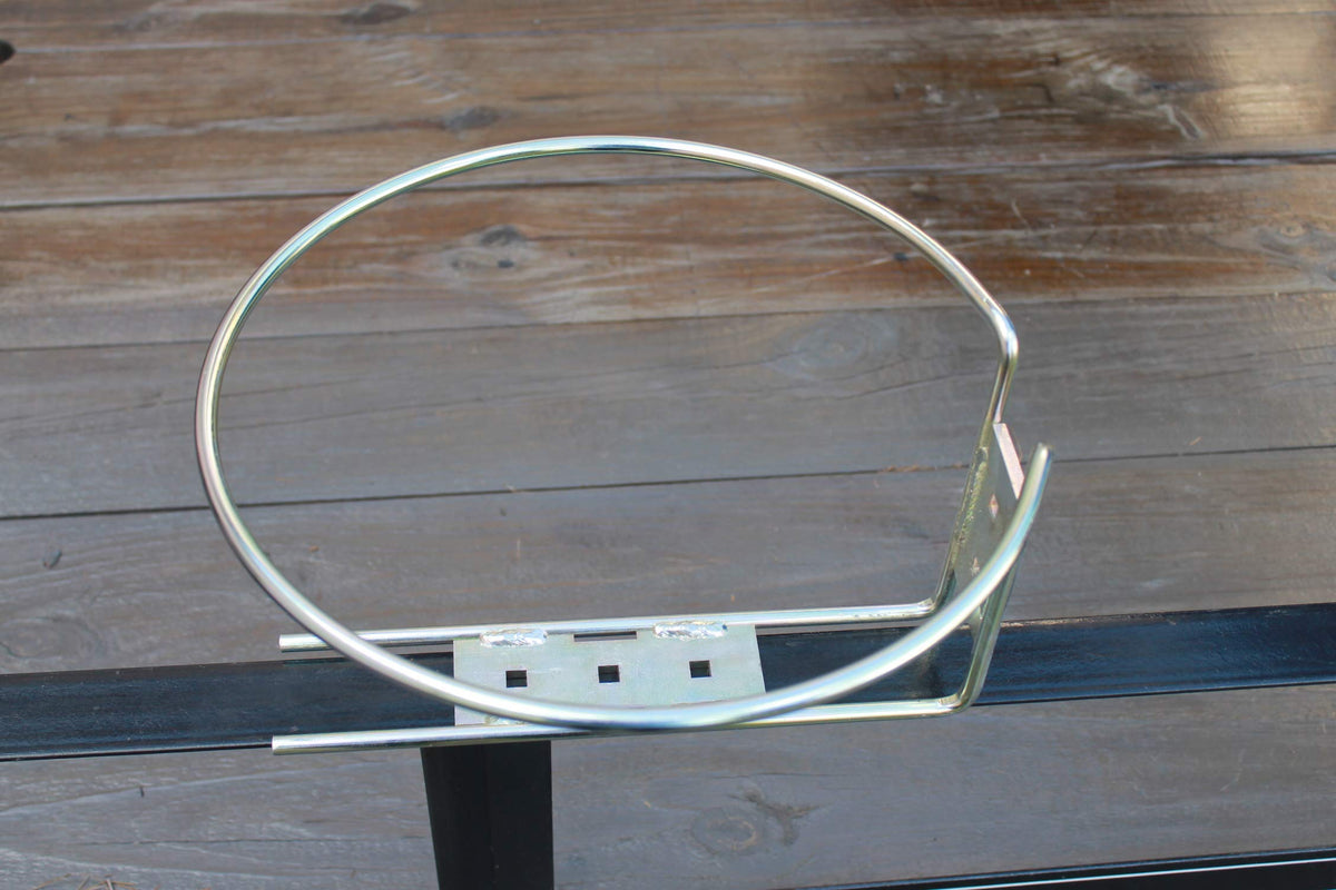 5 Gallon Round Gas Can Holder with Locking Trailer Rack Mount Bracket Kit S86180