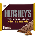Milk Chocolate with Whole Almonds Candy Bars 1.45 oz 6 Count B467757