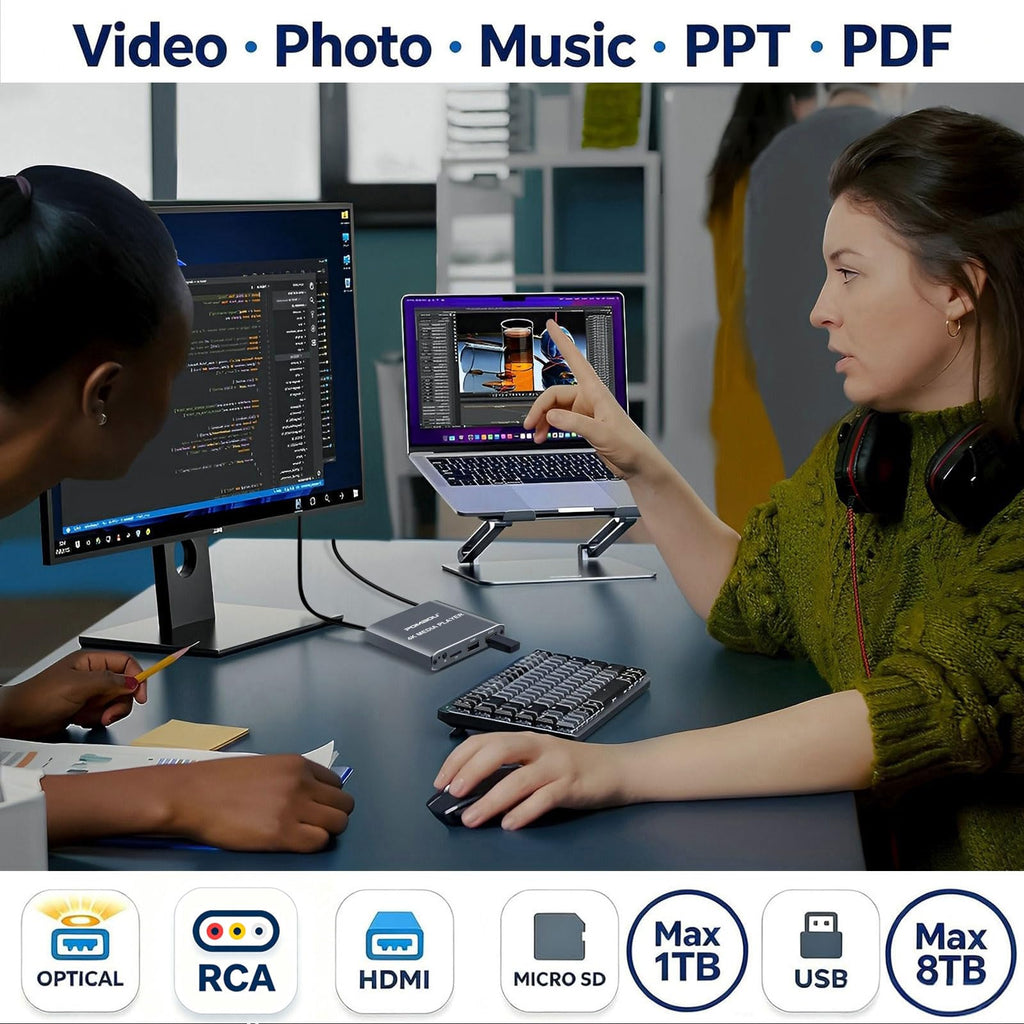 4K Full-HD USB microSD Digital Media Player I413318