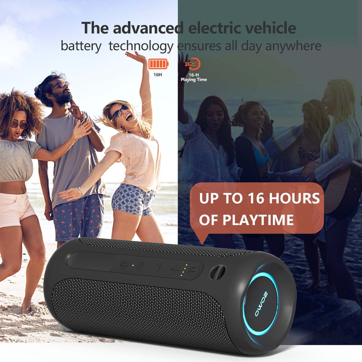 IPX7 Waterproof Portable Bluetooth Speaker O6835