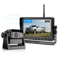 Wireless WiFi Magnetic Backup Camera 7" IPS Monitor HD 1080P Rechargeable Battery N513602
