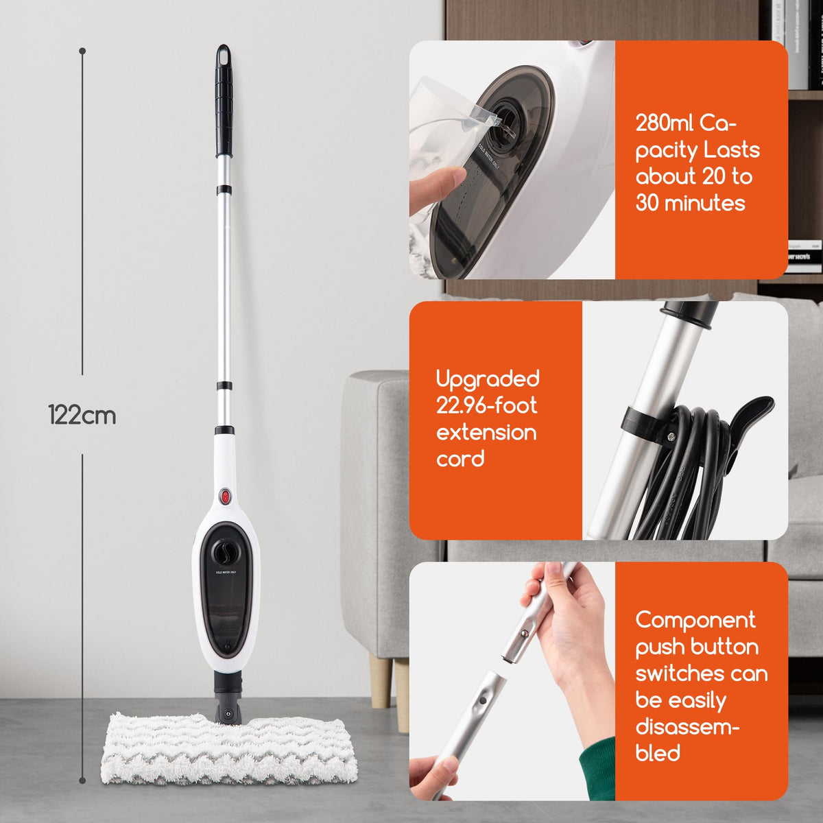 10-in-1 Steam Mop Q9244