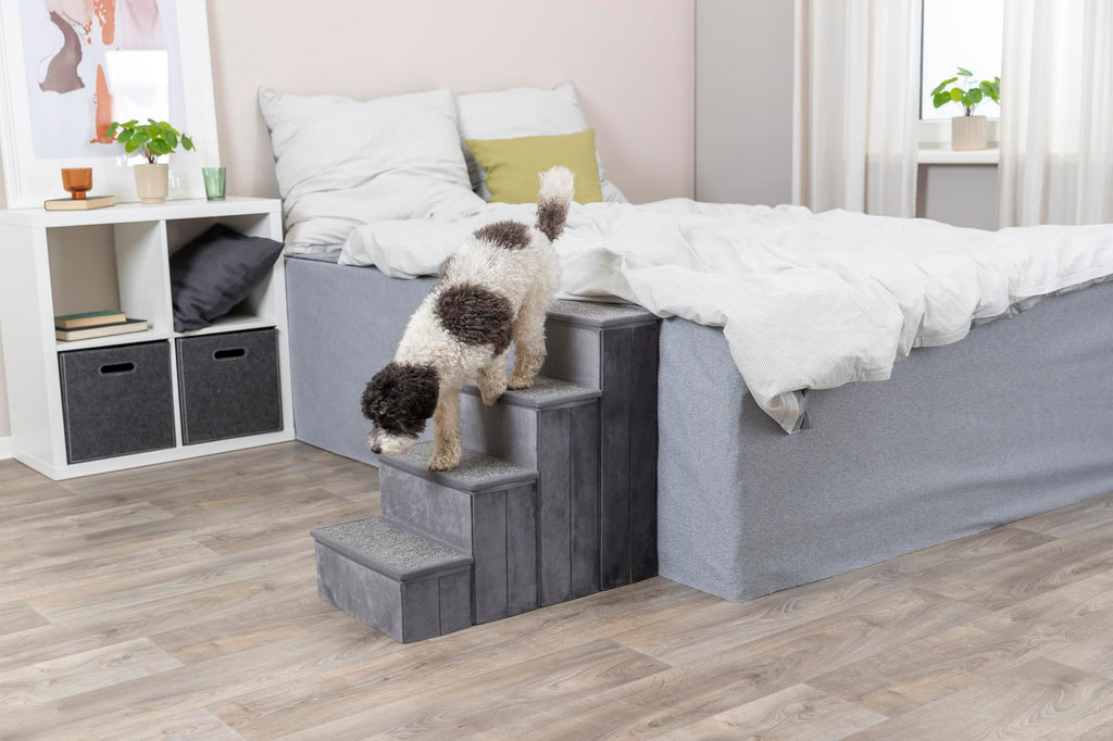 4-Step Velour Pet Stairs Y312962