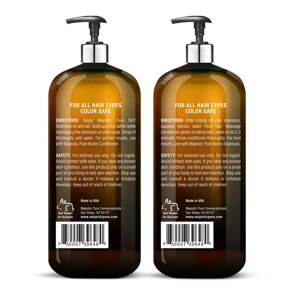 Biotin Shampoo and Conditioner Set 2x16 Fl oz V22191