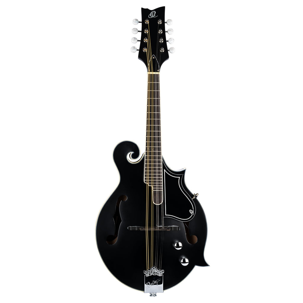 Satin Black Acoustic-Electric Mandolin O748