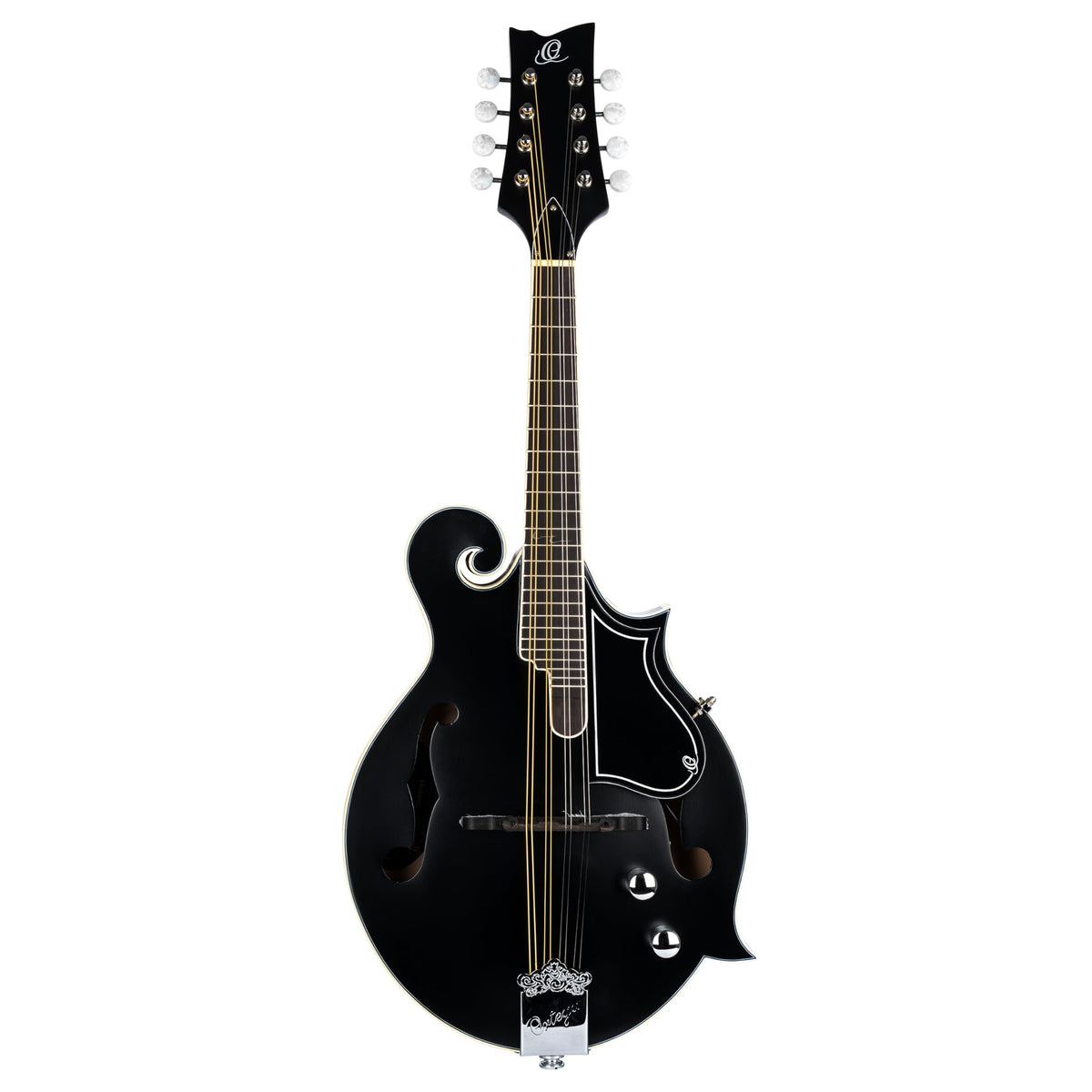 Satin Black Acoustic-Electric Mandolin O748