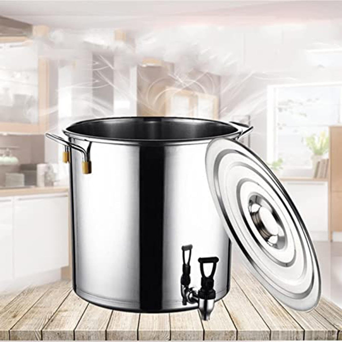 Stainless Steel Stock Pot With Spigot X7882