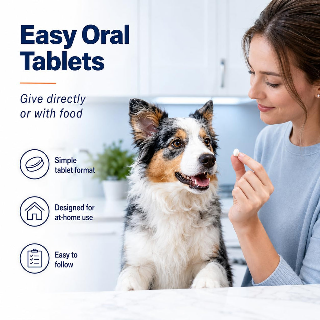 Pyrantel Pamoate & Praziquantel Canine Tablets 48 Tablets F184796