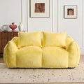 Oversized Faux Fur Memory Foam Bean Bag Chair I752358