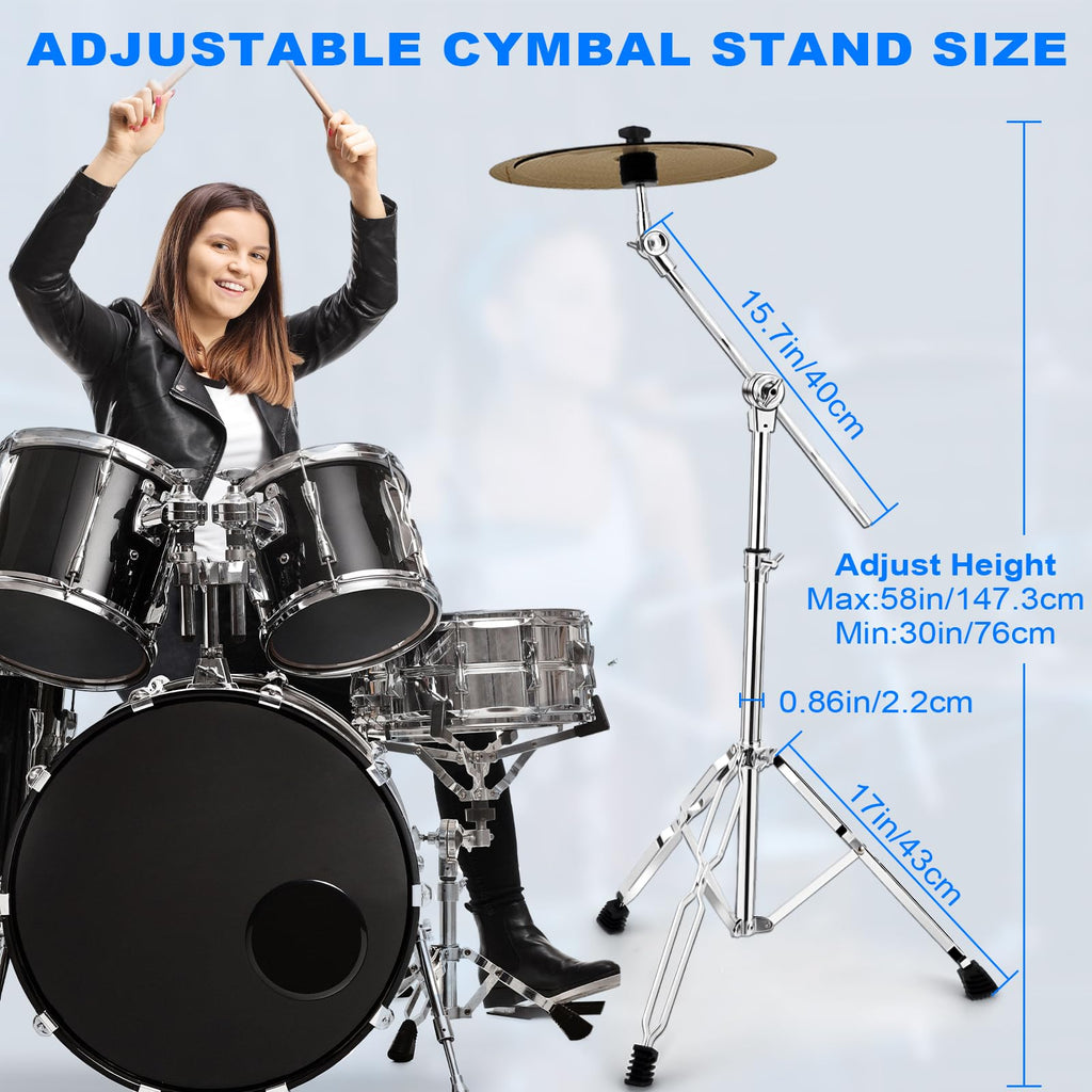 Adjustable 2 Pack Cymbal Boom Stand C9523