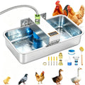 3 Gallon Stainless Steel Chicken Waterer N410