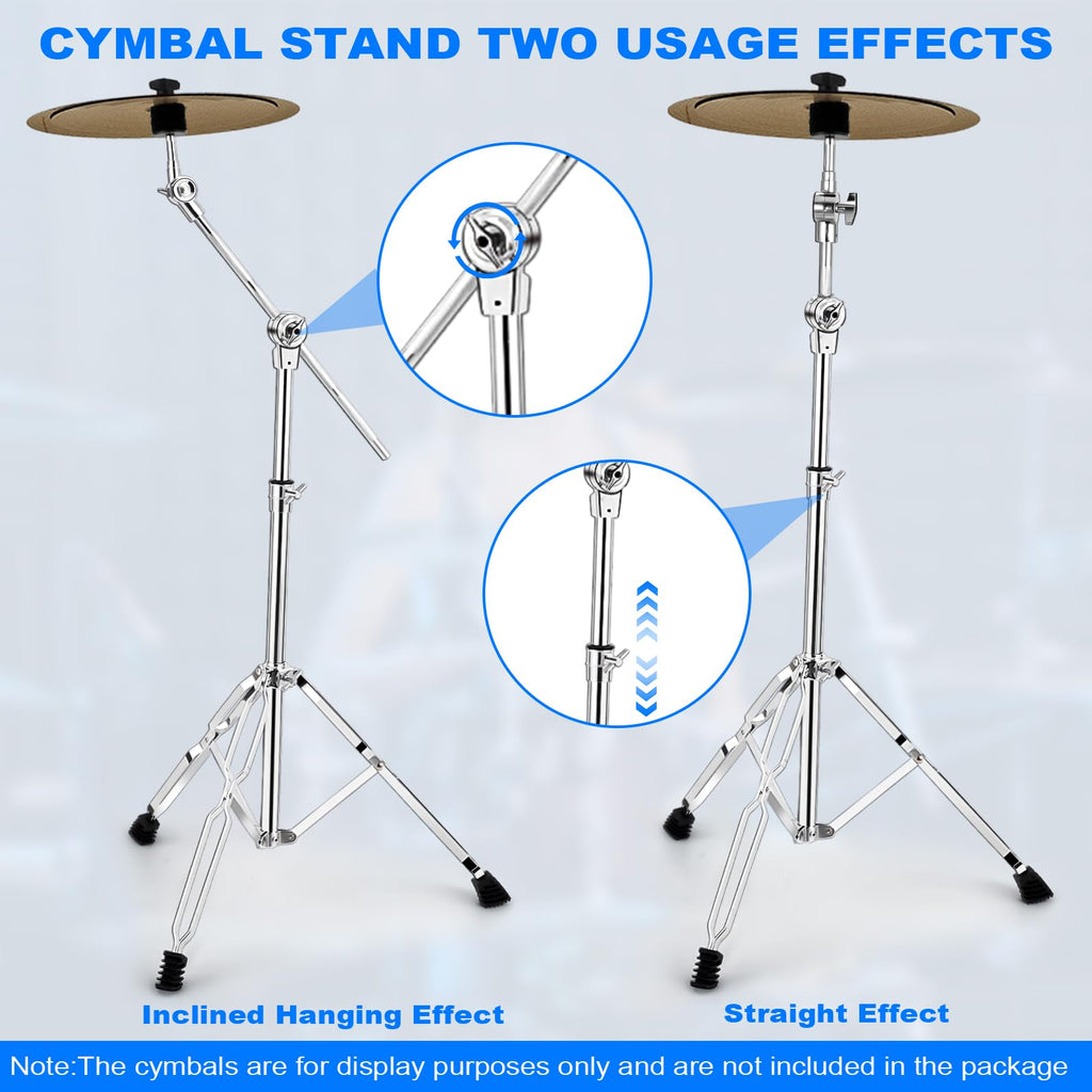 Adjustable 2 Pack Cymbal Boom Stand C9523