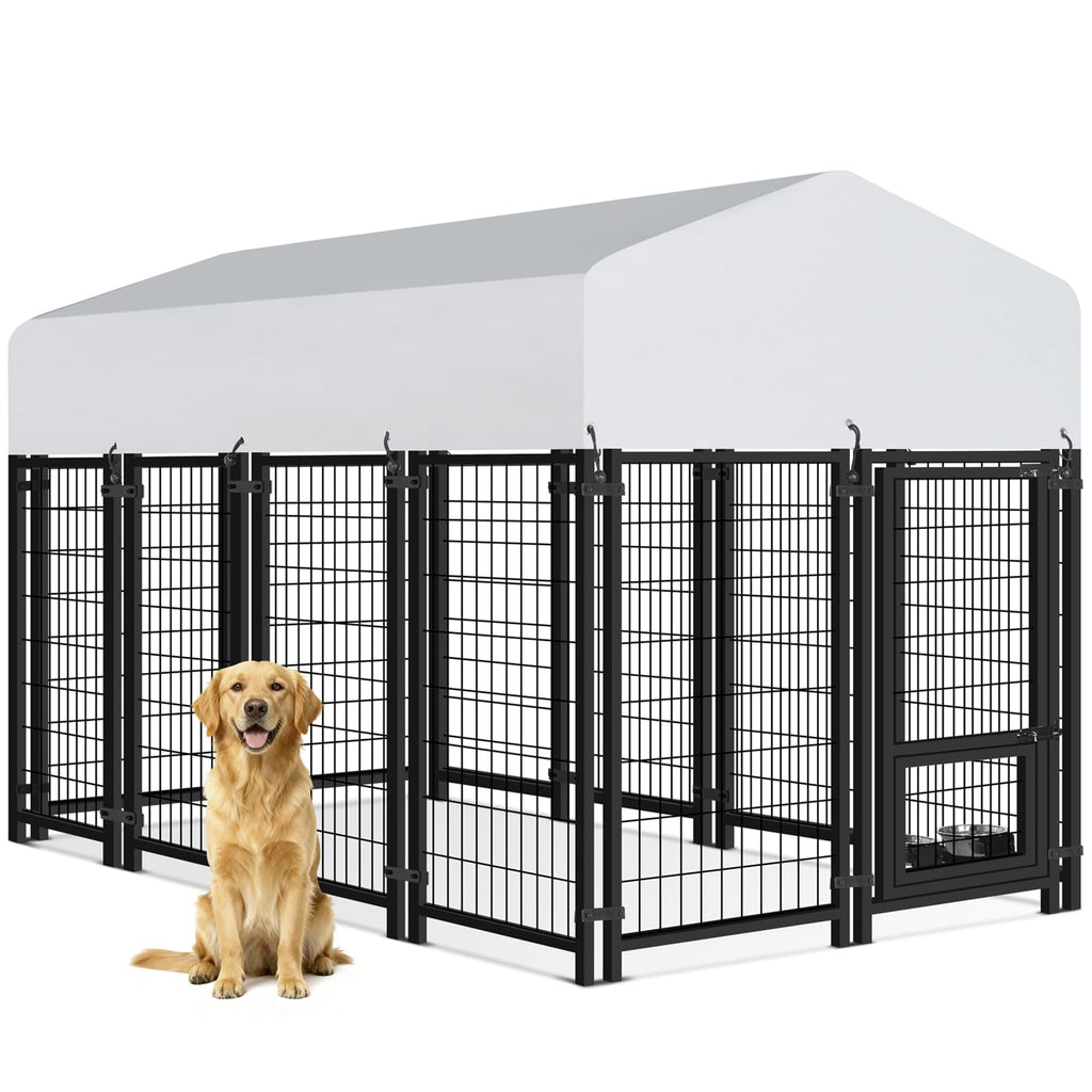 8x4x5FT Outdoor Dog Kennel W818