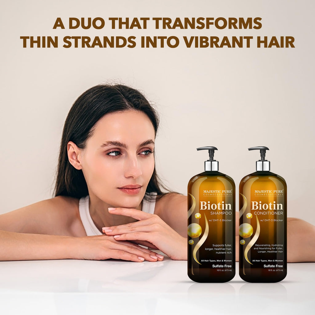 Biotin Shampoo and Conditioner Set 2x16 Fl oz V22191