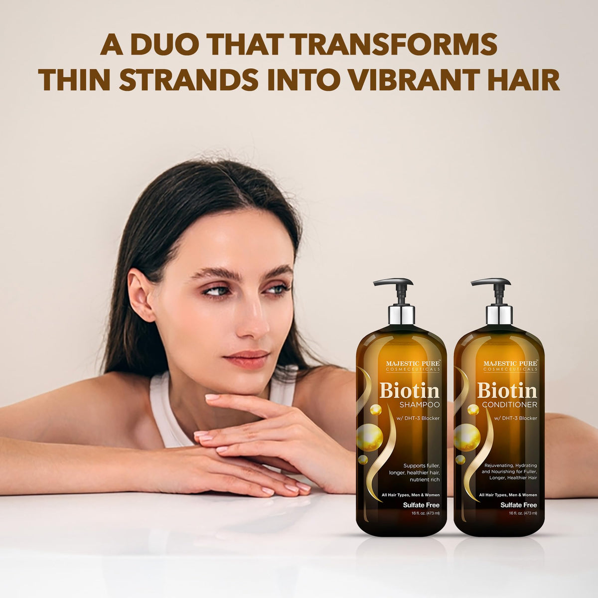 Biotin Shampoo and Conditioner Set 2x16 Fl oz V22191