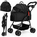 Foldable Pet Stroller with Cup Holder S906
