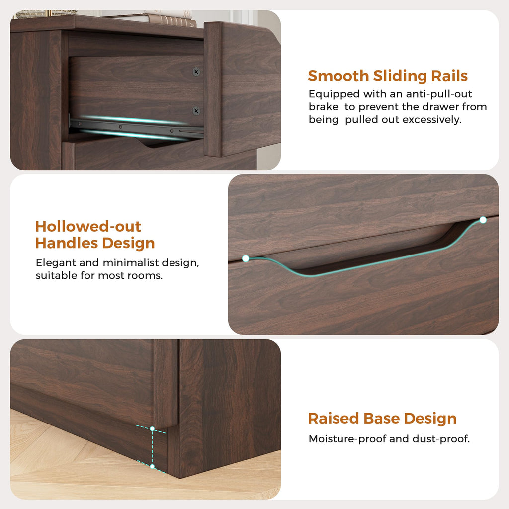 Brown 5 Drawer Dresser A98711