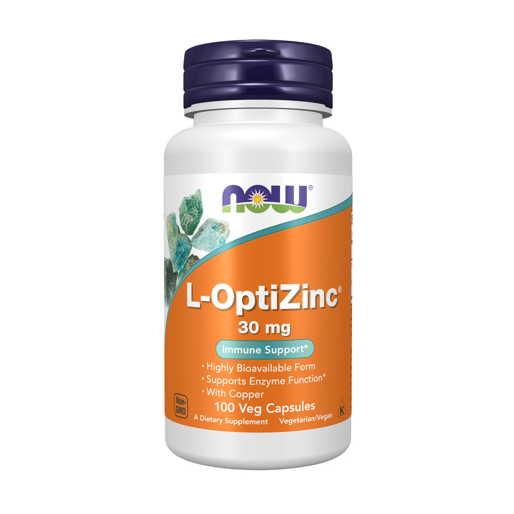 L-OptiZinc 30 mg with Copper 100 Veg Capsules N76726