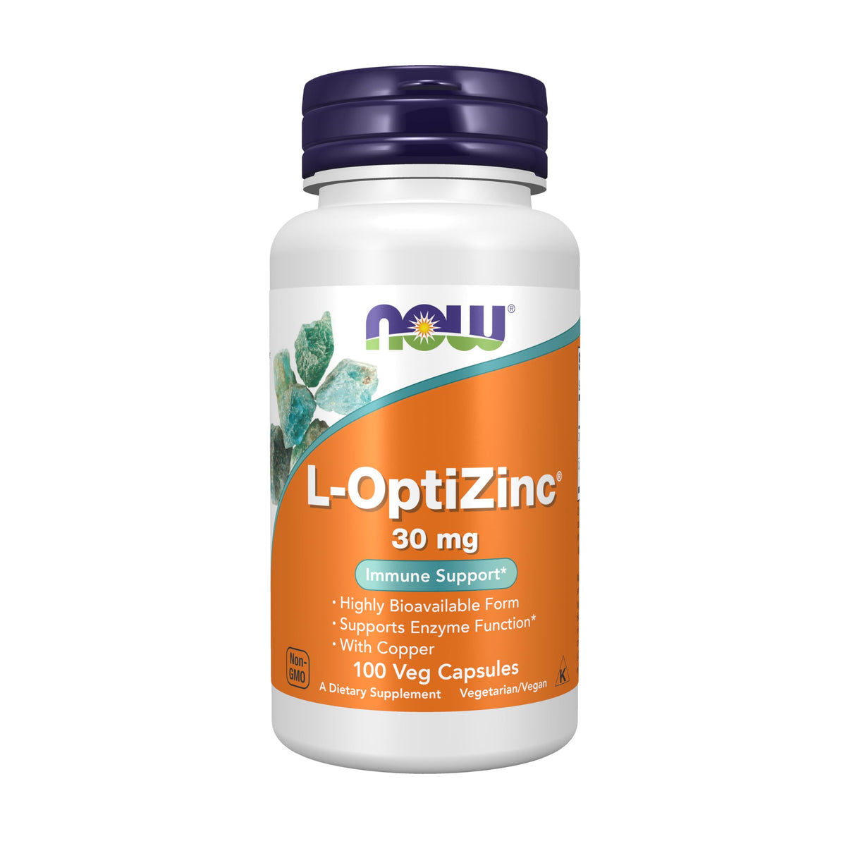 L-OptiZinc 30 mg with Copper 100 Veg Capsules N76726