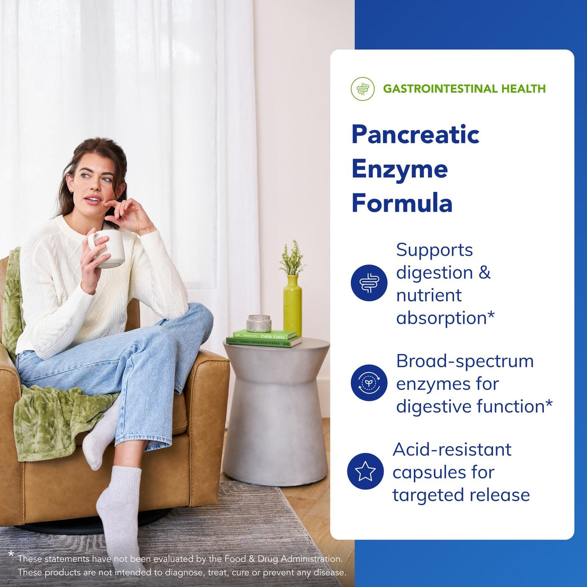 Pancreatic Enzyme Formula 180 Capsules D786202