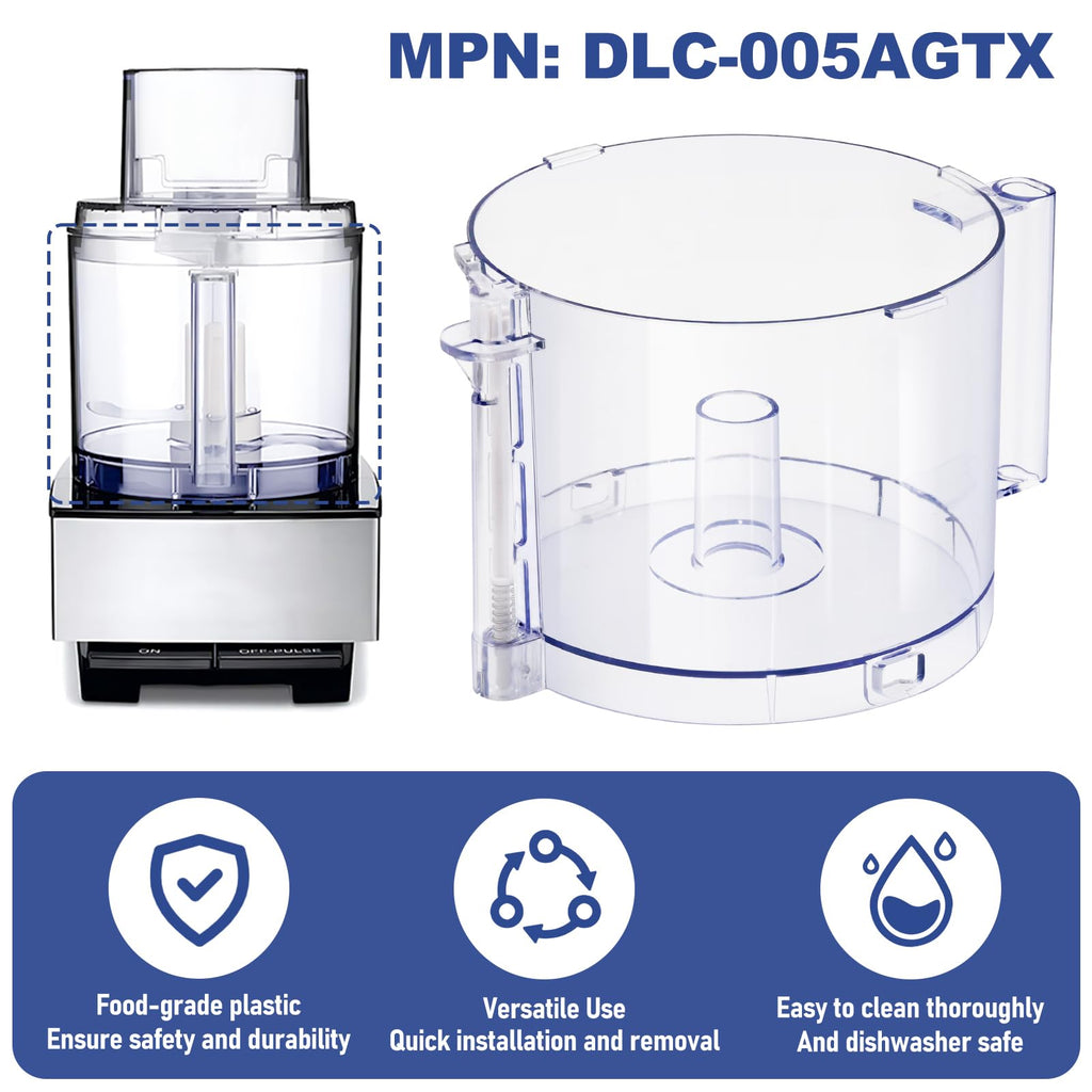 14-Cup Food Processor Work Bowl Replacement with Handle B17372