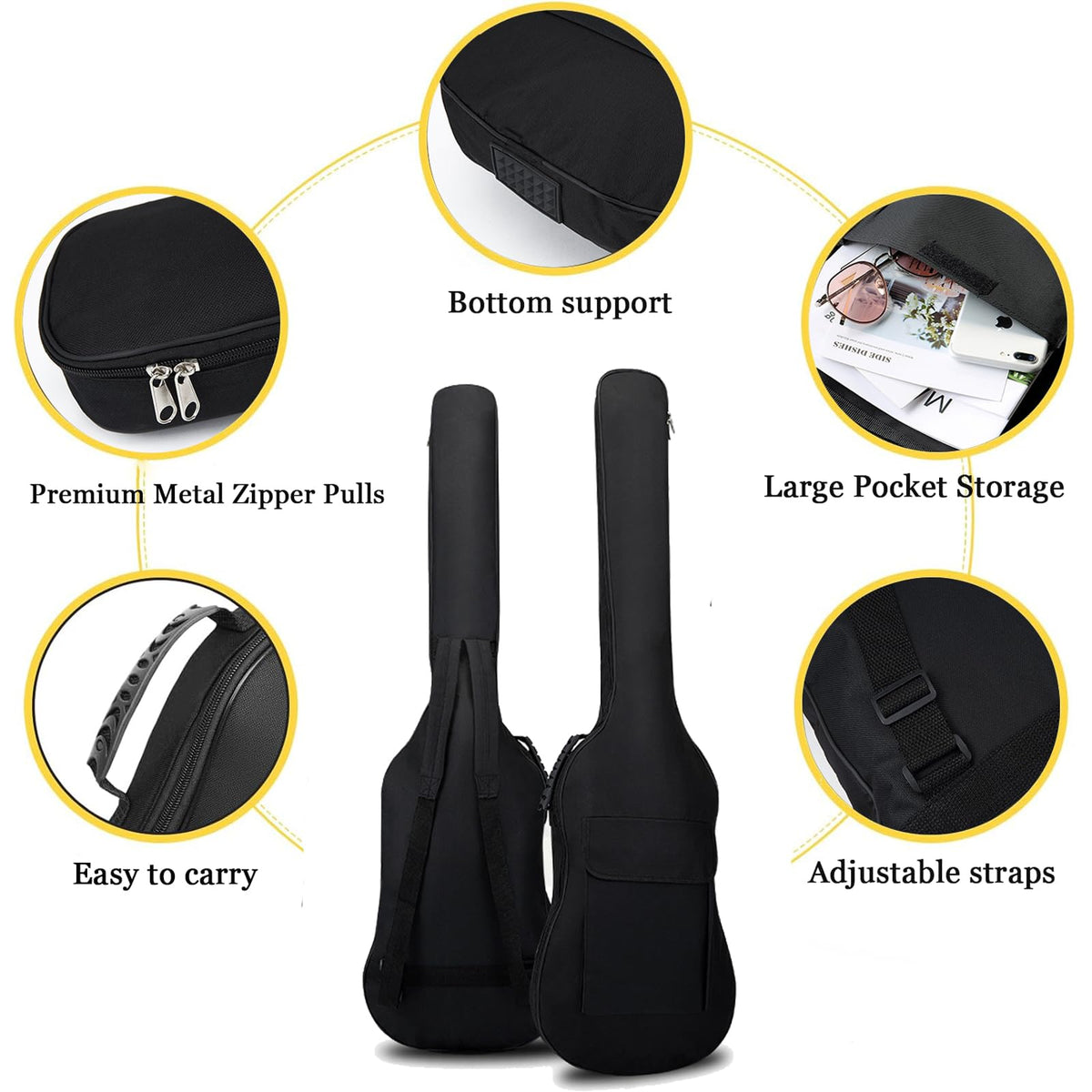 Bass Guitar Case Gig Bag L7955