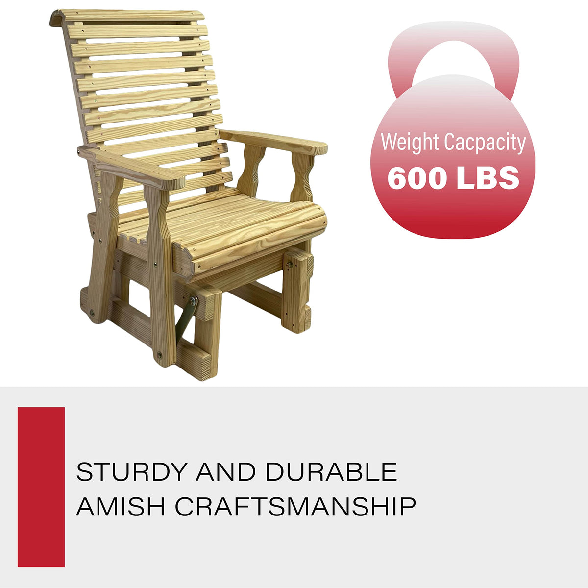 Treated Pine Glider Chair D368