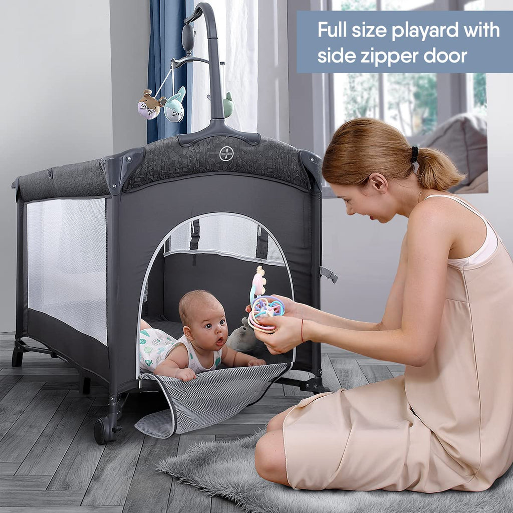 Baby Bassinet Bedside Crib H446
