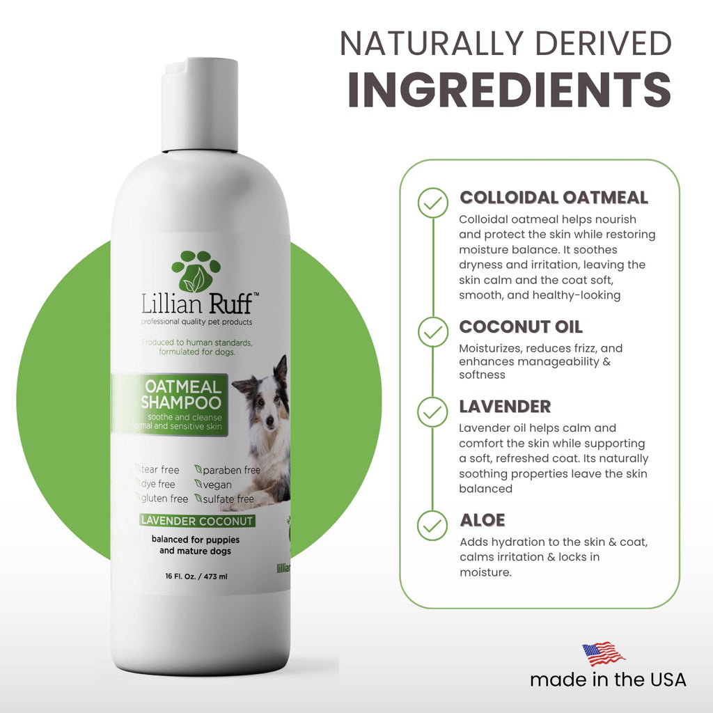 Oatmeal Dog Shampoo 16oz S376