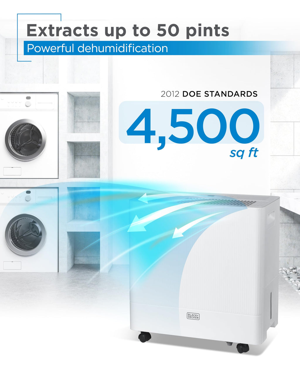 50-Pint Portable Dehumidifier S6161
