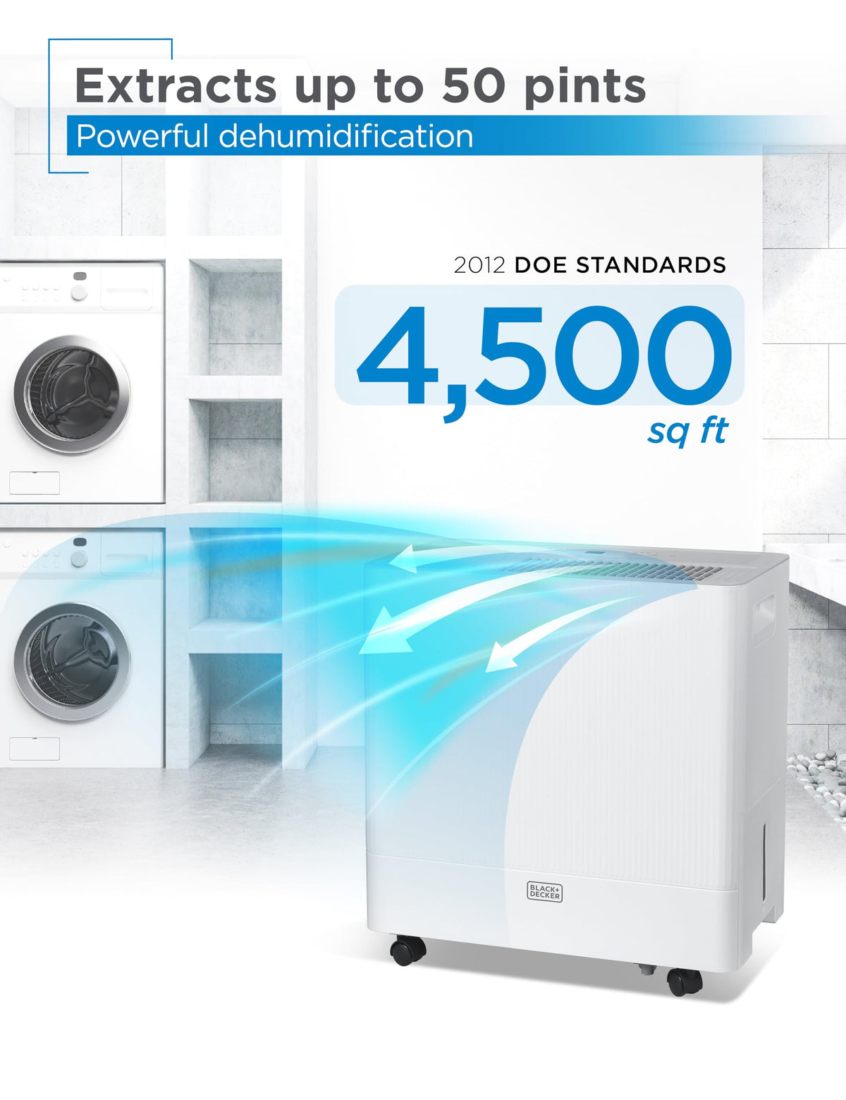 50-Pint Portable Dehumidifier S6161