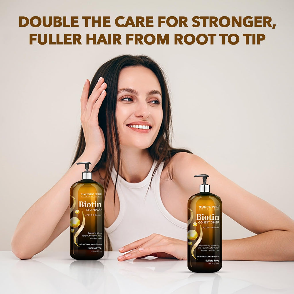 Biotin Shampoo and Conditioner Set 2x16 Fl oz V22191
