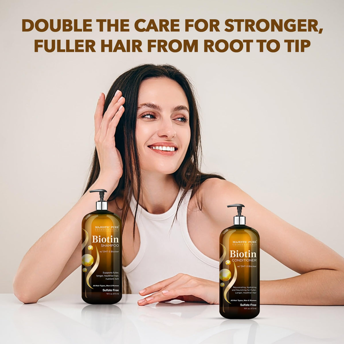 Biotin Shampoo and Conditioner Set 2x16 Fl oz V22191