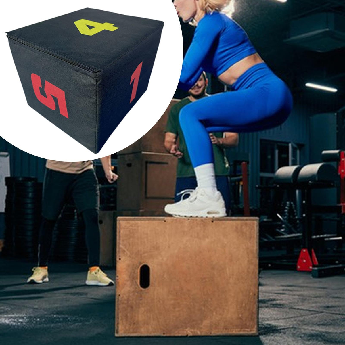 3-in-1 Height Adjustable Plyometric Jump Box V82409