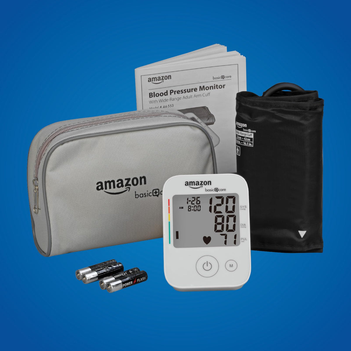Blood Pressure Monitor with Wide Range Arm Cuff Z59453