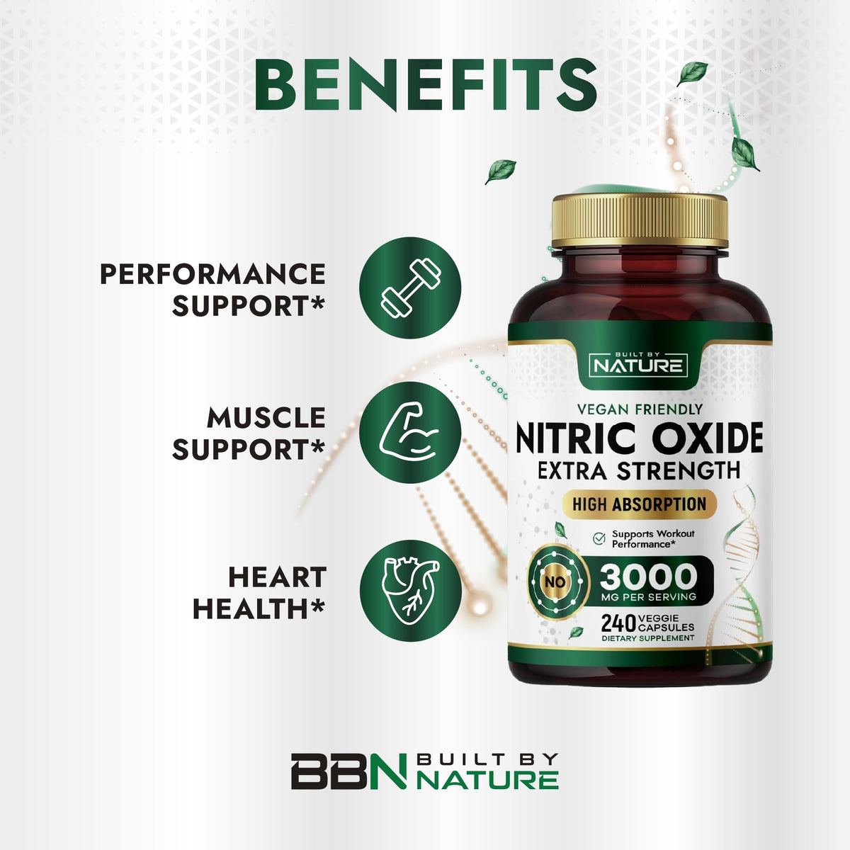 240 Capsules Nitric Oxide Supplement T24147