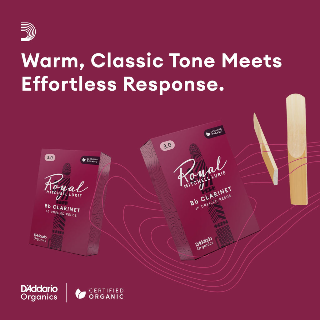Bb Clarinet Reeds Strength 3.5, 10-Pack F87918