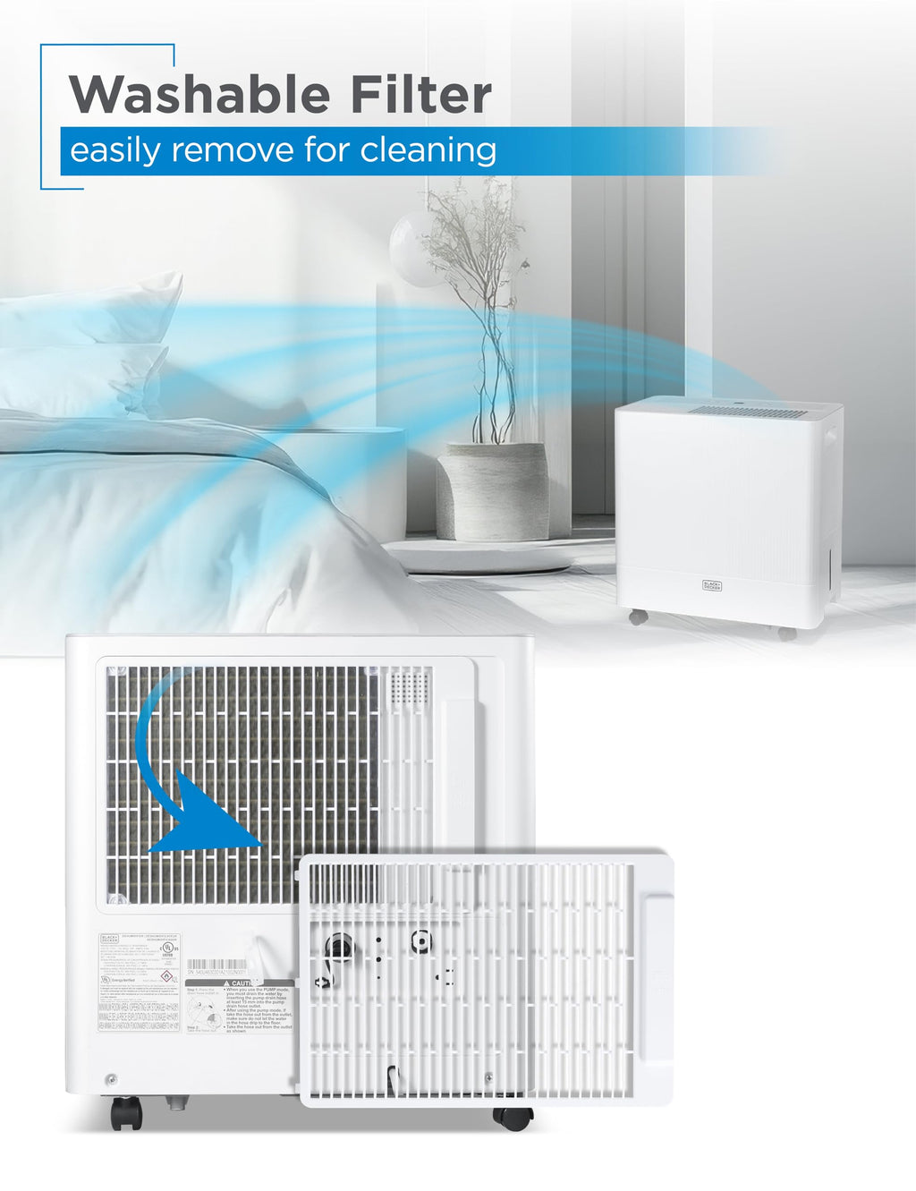 50-Pint Portable Dehumidifier S6161