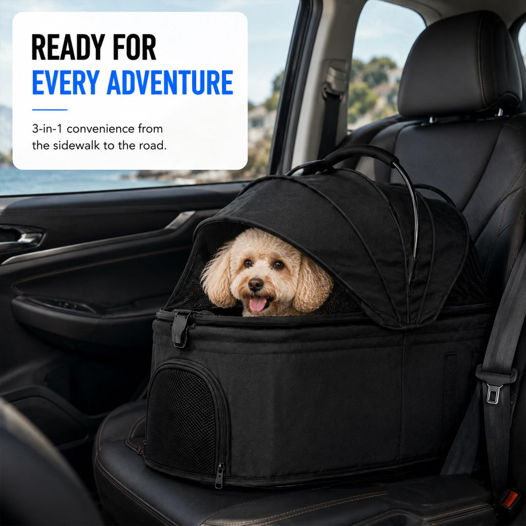 Foldable Pet Stroller with Cup Holder S906