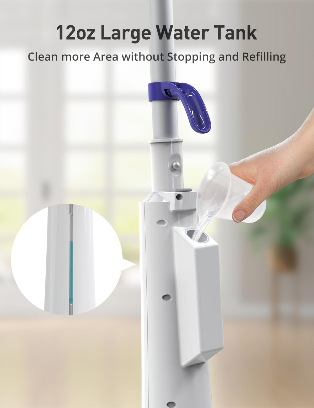 1300W Steam Mop Cleaner with 2 Washable Pads N38109