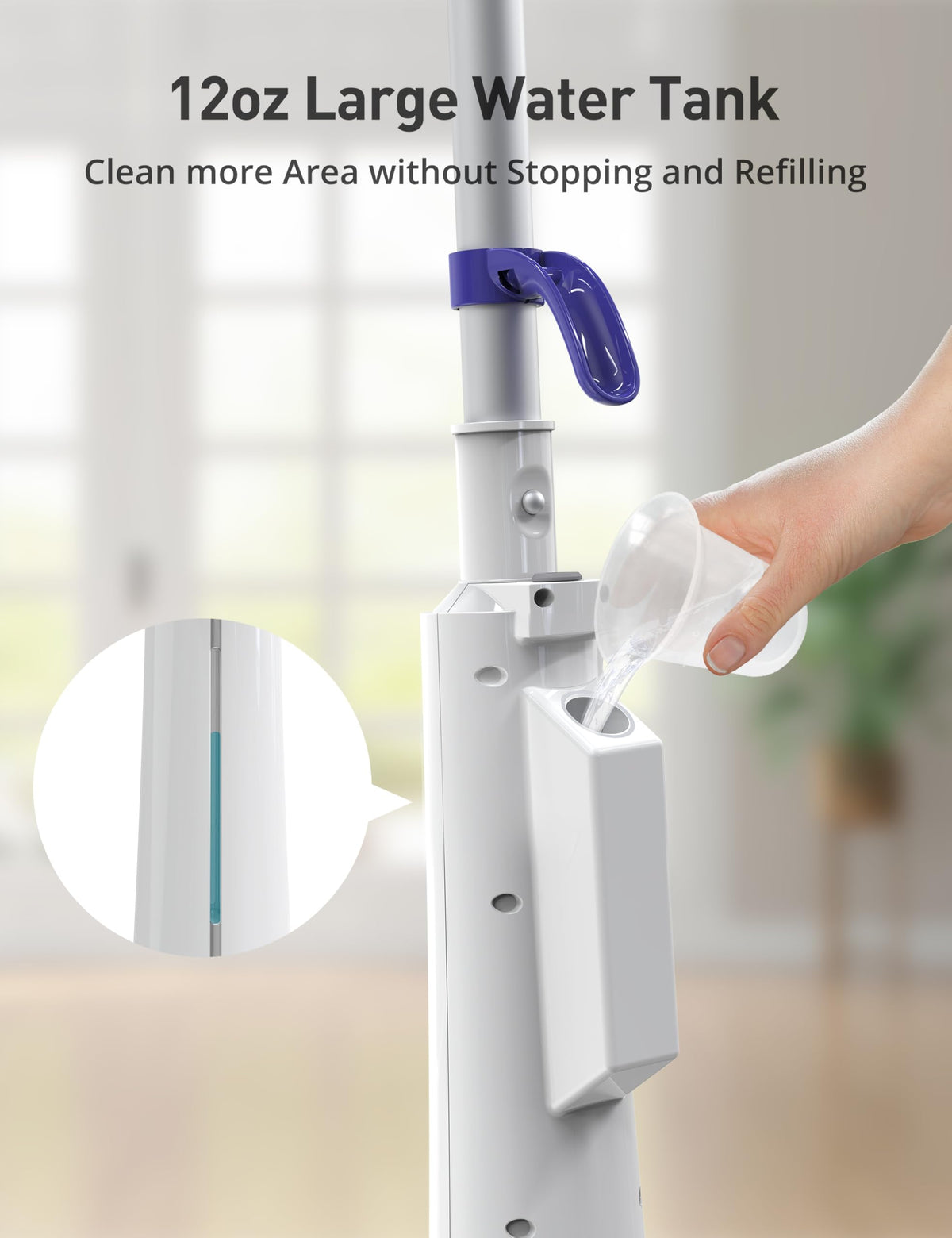 1300W Steam Mop Cleaner with 2 Washable Pads N38109