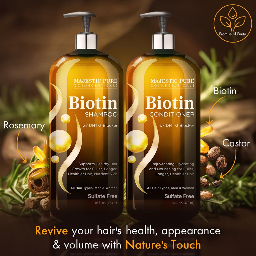 Biotin Shampoo and Conditioner Set 2x16 Fl oz V22191