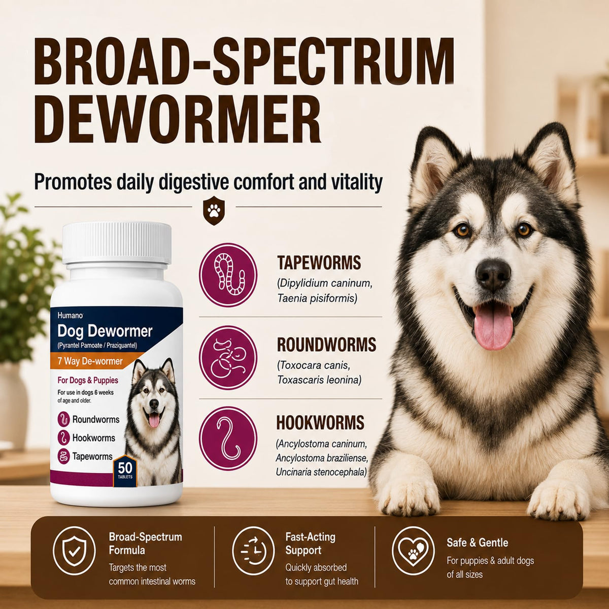 7 Way Dewormer for Dogs H6526