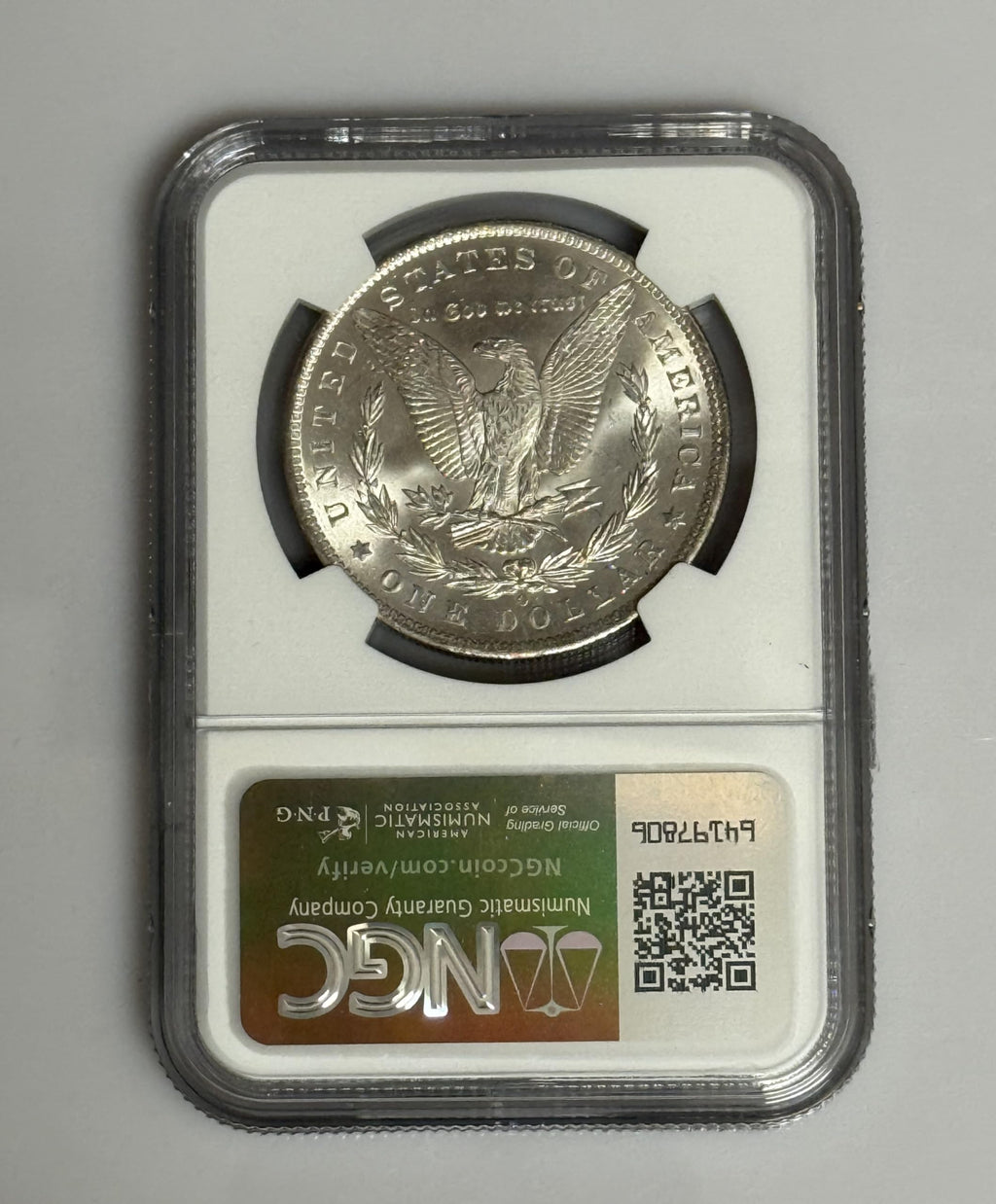 Morgan Silver Dollar Graded Coin S6686