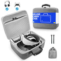 Grey Portable Hard Case for Gaming Headset and Touch Controllers Q177093